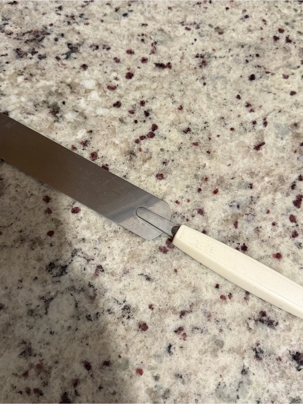 Vintage Ekco Stainless Steel & Green Icing Spatula Icing Spreader